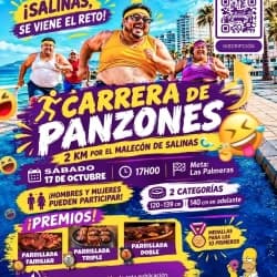 Afiche de la Carrera de Panzones Salinas 2K
