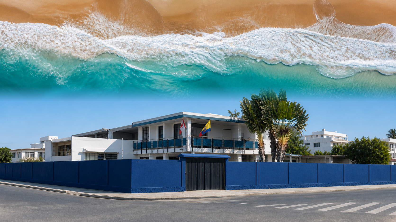 Casa de Charlie en Salinas, entre el mar y la casa